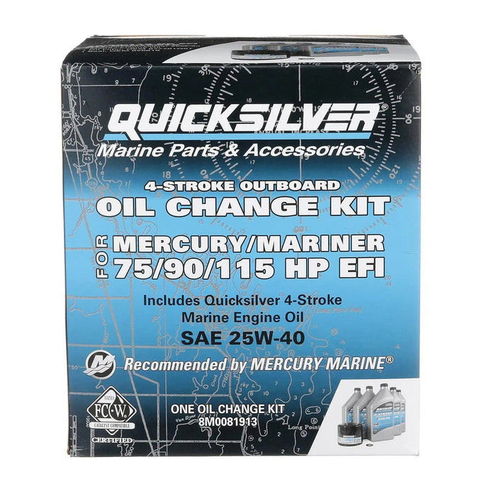 Mercury 75/90/115 HP (1.7L) Oil Change Kit