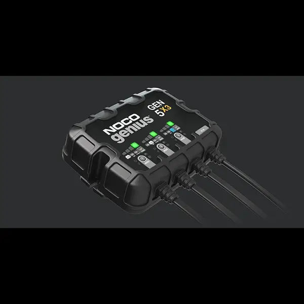 side view of NOCO genius gen 5x3 battery charger