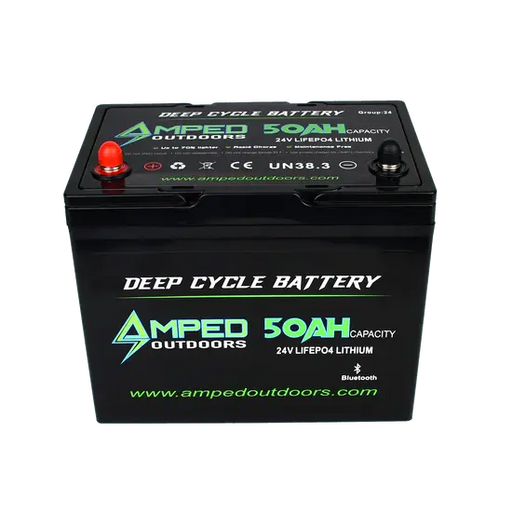 amped outdoors 50ah 24v battery product photo