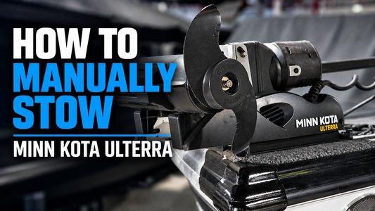 Stuck on the water? How to Manually Stow Your Minn Kota Ulterra Trolling Motor