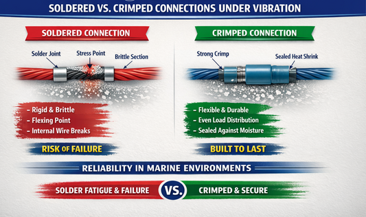 Soldering vs. Crimping in Marine Wiring