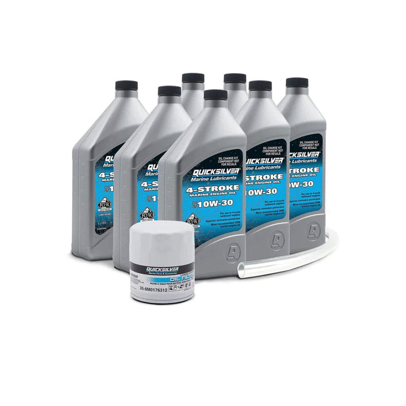 outboard oil change kit with 10w-30 marine oil