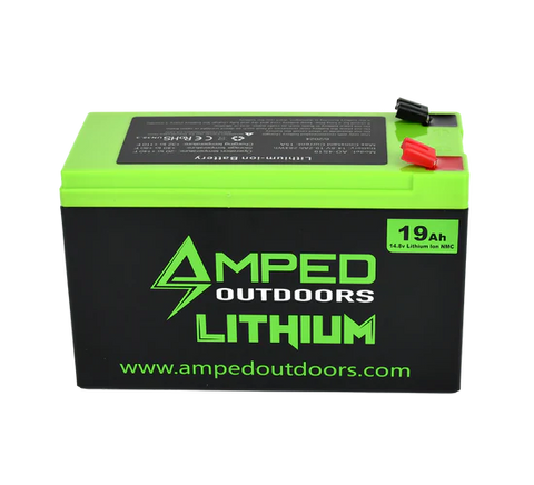 Amped Outdoors 19Ah (14.8V) Lithium Portable Shuttle Battery with Charger