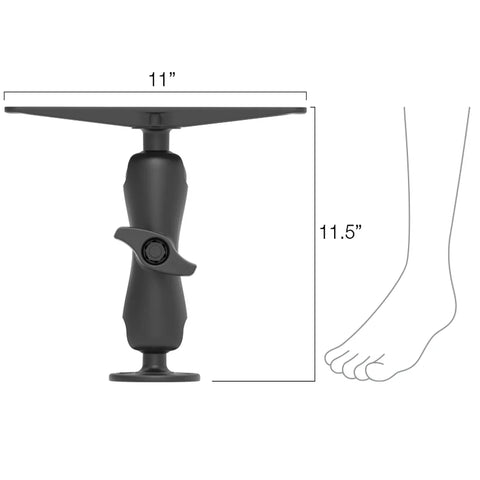 Ram Marine Electronics Mount for Fishfinders 12"+