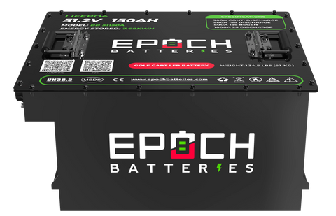 Epoch 48V 150Ah Golf Cart Battery Complete Kit - Lithium (LiFePO4)