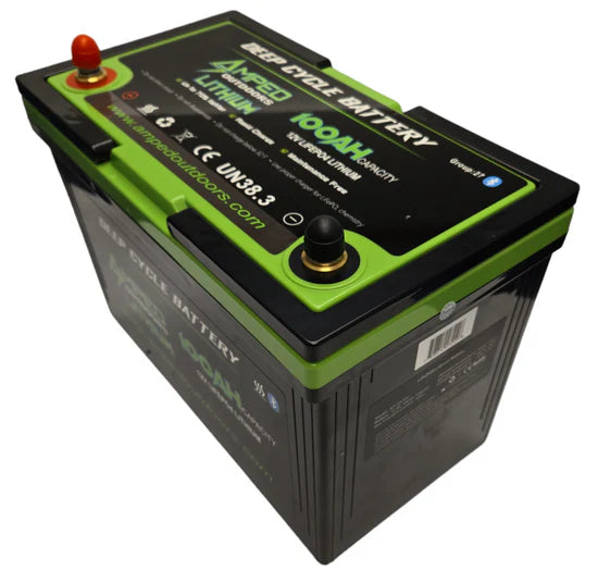 100ah marine electronics battery Amped Outdoors.