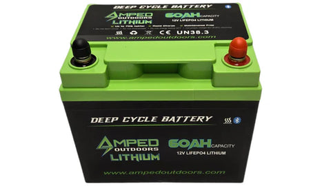 Amped Outdoors 60Ah Lithium Marine Electronics Battery