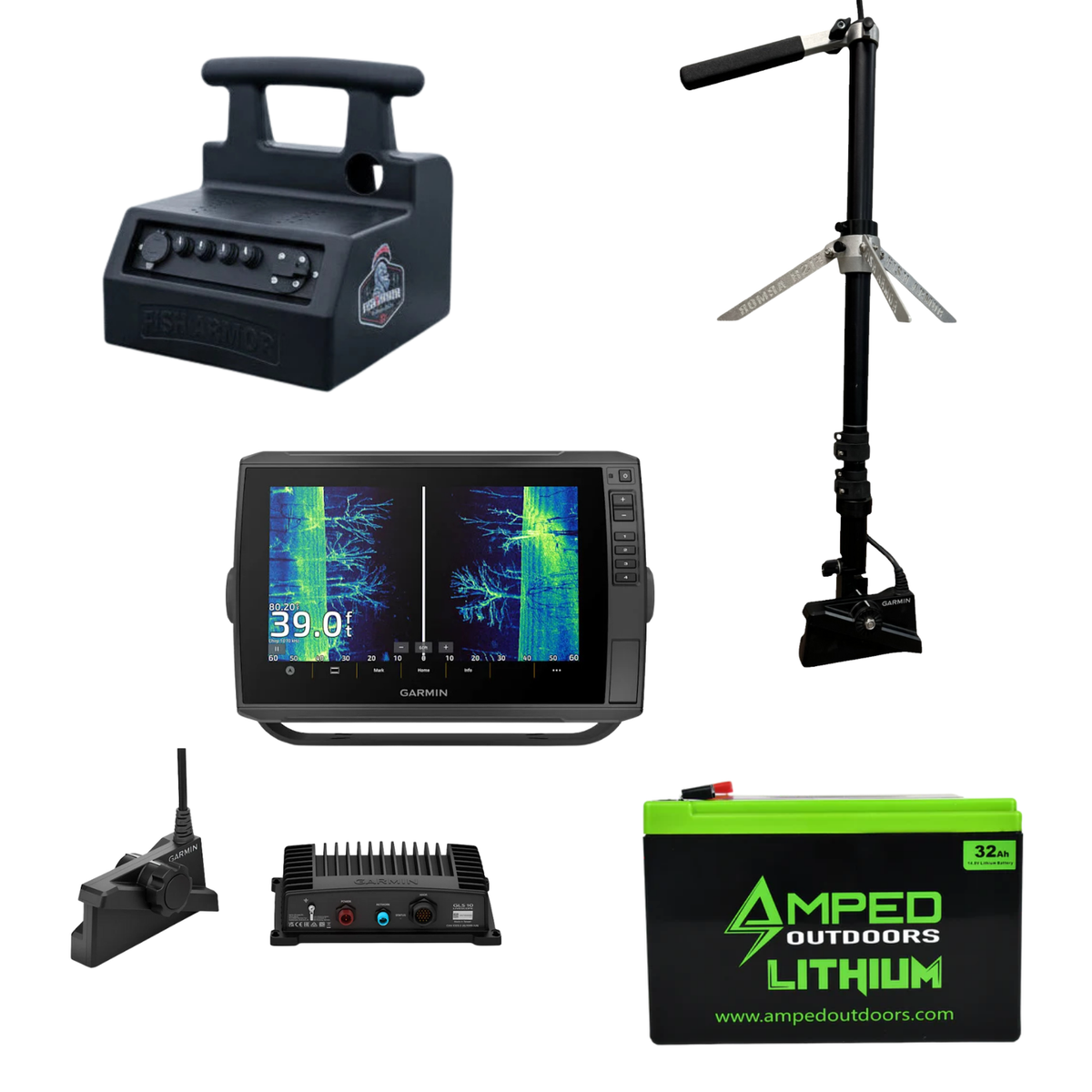 Garmin EchoMap 10" Ultra 2 + Livescope Plus Portable Bundle