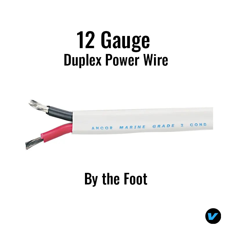 12 gauge marine tinned power wire by the foot.