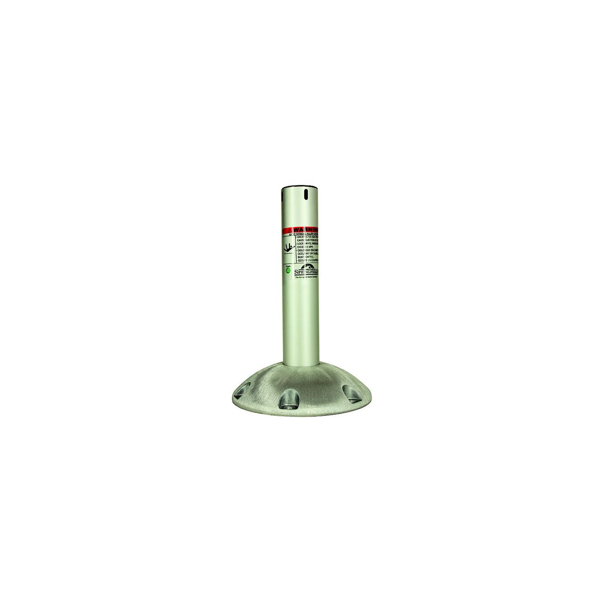 Springfield 2-3/8" Series Explorer Fixed Height Locking Pedestal, Satin Finish