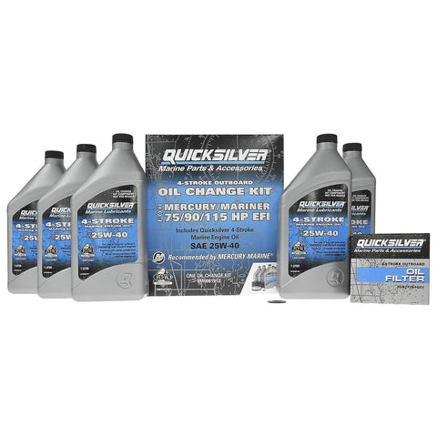 Mercury 75/90/115 HP (1.7L) Oil Change Kit