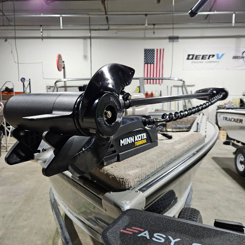 2002 Lund Fisherman 1700 — Minn Kota Terrova Installation