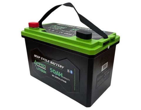 Amped Outdoors 36V 100Ah Lithium Trolling Motor Battery Bundle
