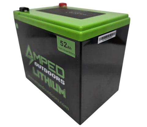 Amped Outdoors 52Ah (14.8V) Lithium Portable Shuttle Battery with Charger