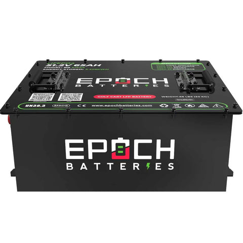 Epoch 48V 65Ah Golf Cart Battery Complete Kit - Lithium (LiFePO4)