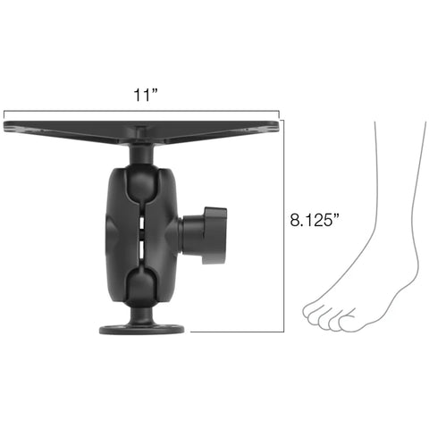 Ram Marine Electronics Universal Mount Short Arm Size D