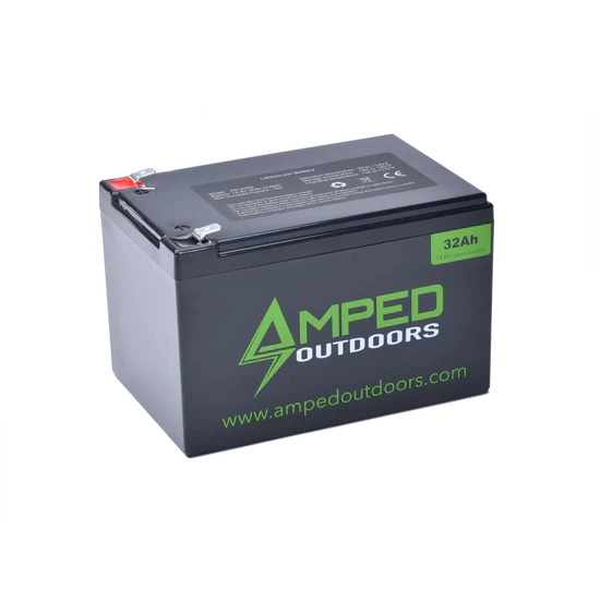 Amped Outdoors 32Ah Lithium Battery Product Photo