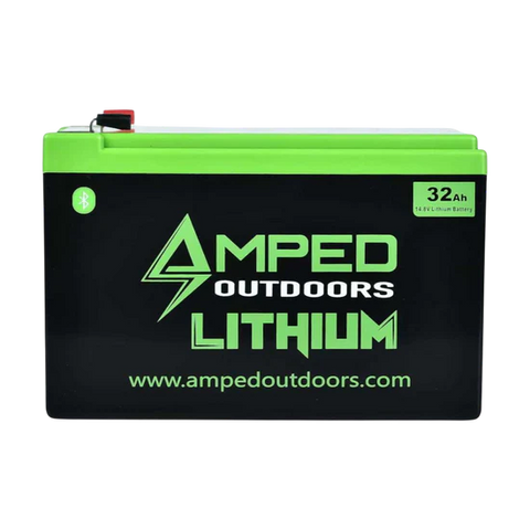 Amped Outdoors 32Ah (14.8V) Lithium Portable Shuttle Battery with Charger