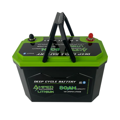Amped Outdoors 80Ah Lithium Marine Electronics Battery
