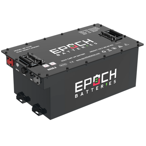 Epoch 70.4V (72V) 105ah Golf Cart Battery Complete Kit - Lithium (LiFePO4)