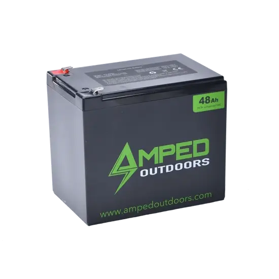 amped outdoors 48ah lithium battery