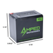 amped outdoors 48ah lithium battery with dimensions