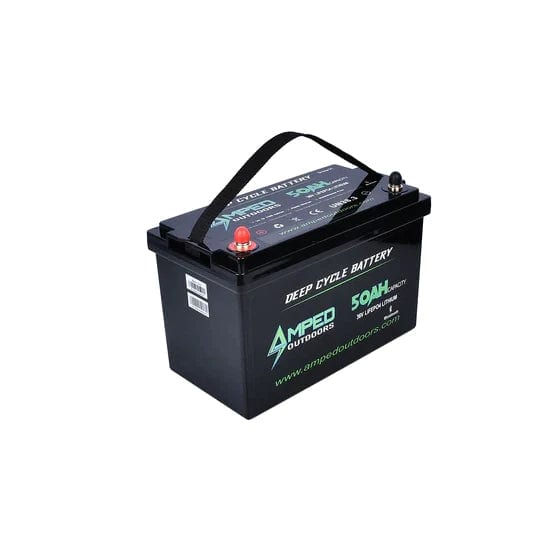 36V 50Ah Amped Outdoors Lithium Battery w/Charger