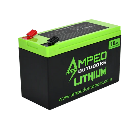 Amped Outdoors 19Ah (14.8V) Lithium Portable Shuttle Battery with Charger