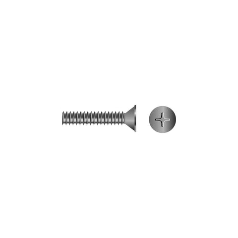 Phillips Machine Screw - Flat Head, 5/16"-18 x 3"