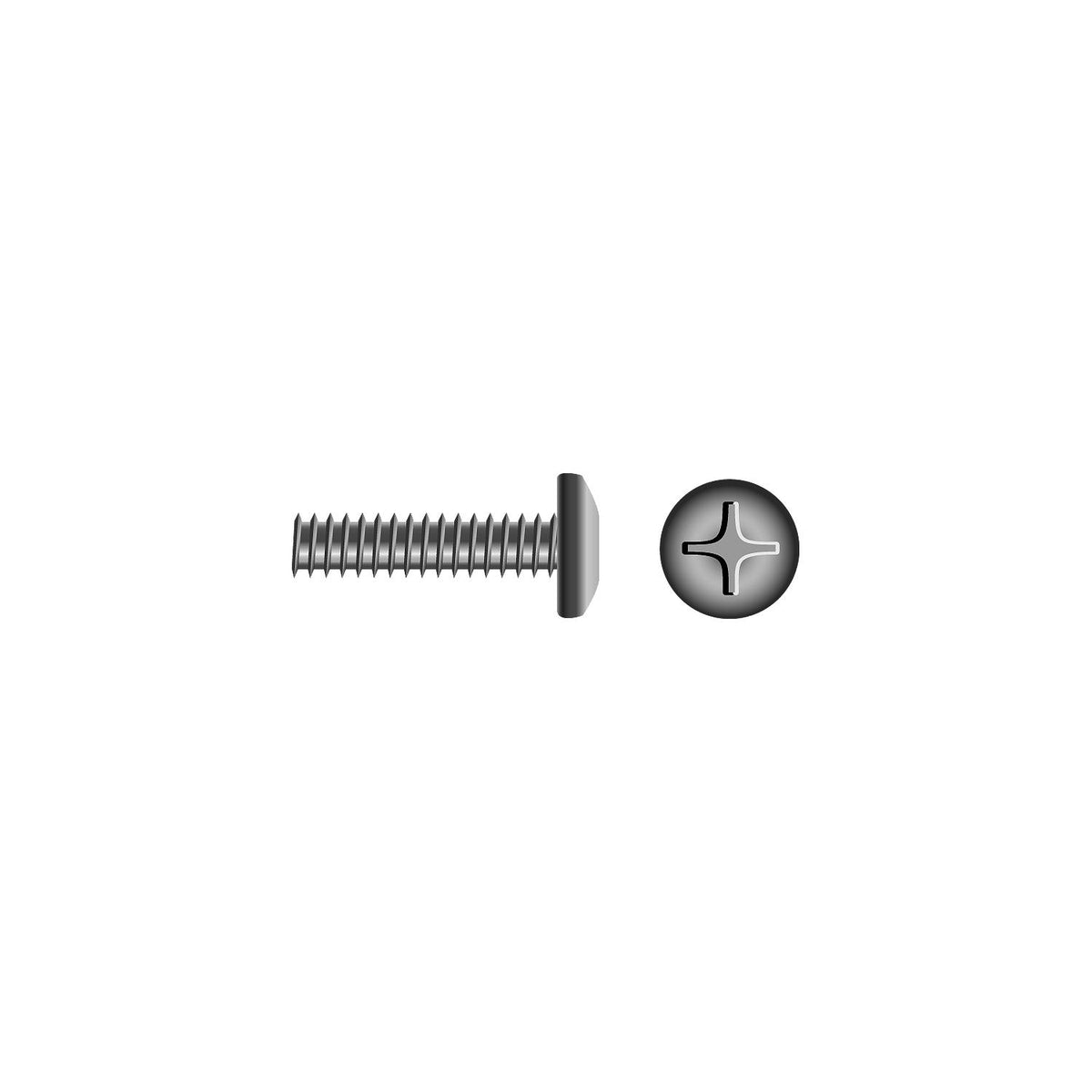 Phillips Machine Screw - Pan Head. 1/4"-20 x 1-1/2"
