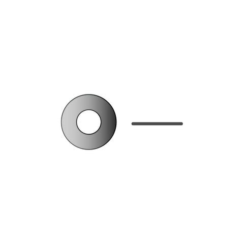 Flat Washer, 5/16", .062" Thick,  OD 9/16"  (A/N Style)