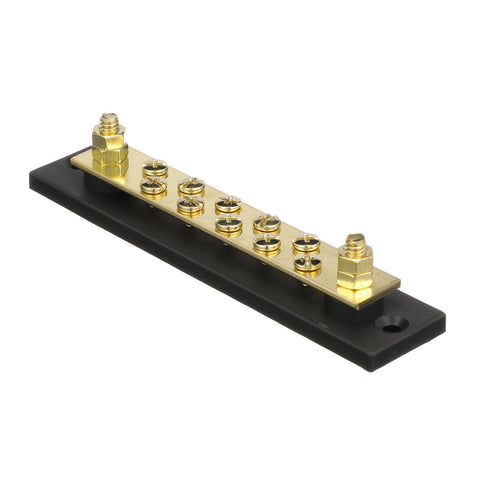 Seachoice 13631 Terminal Block, 10-Gang, Brass Clips and Contacts