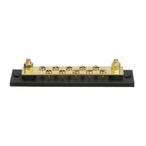Seachoice 13631 Terminal Block, 10-Gang, Brass Clips and Contacts