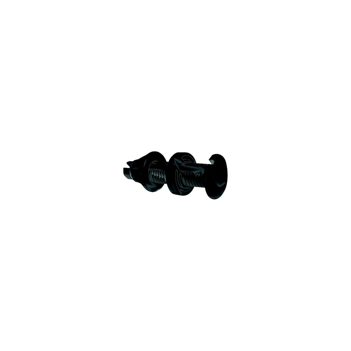 Seachoice 17971 Cable Thru Hull Fitting - Black - 9/32" Slot, 1-1/2" Flange