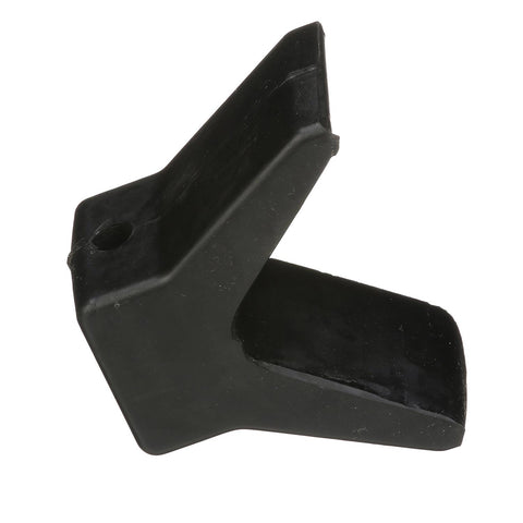 Seachoice Molded Y Bow Stop, Black, Boat Trailer, 2 In. X 2 In. X 3/8 In.