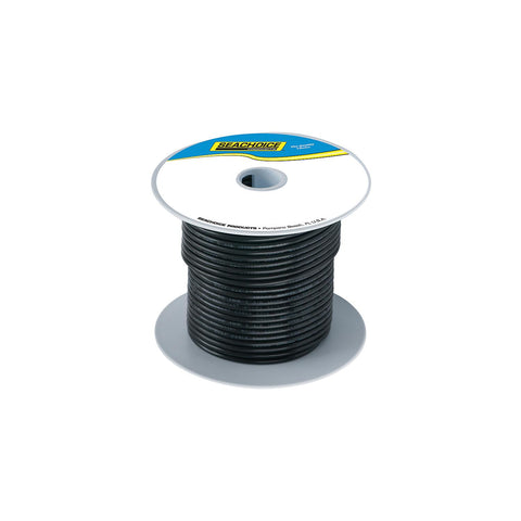 Seachoice 63041 Tinned Copper Marine Wire, 6 AWG, Black, 50'