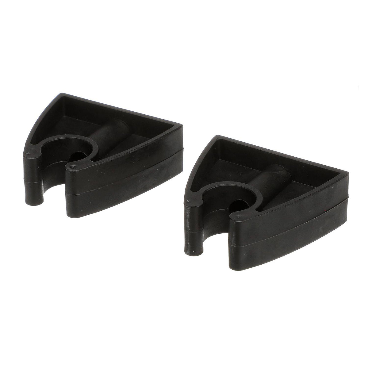 Seachoice 72051 Rubber Organizing Storage Clip, Black, Set of 2, One size
