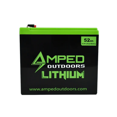 Amped Outdoors 52ah lithium battery.