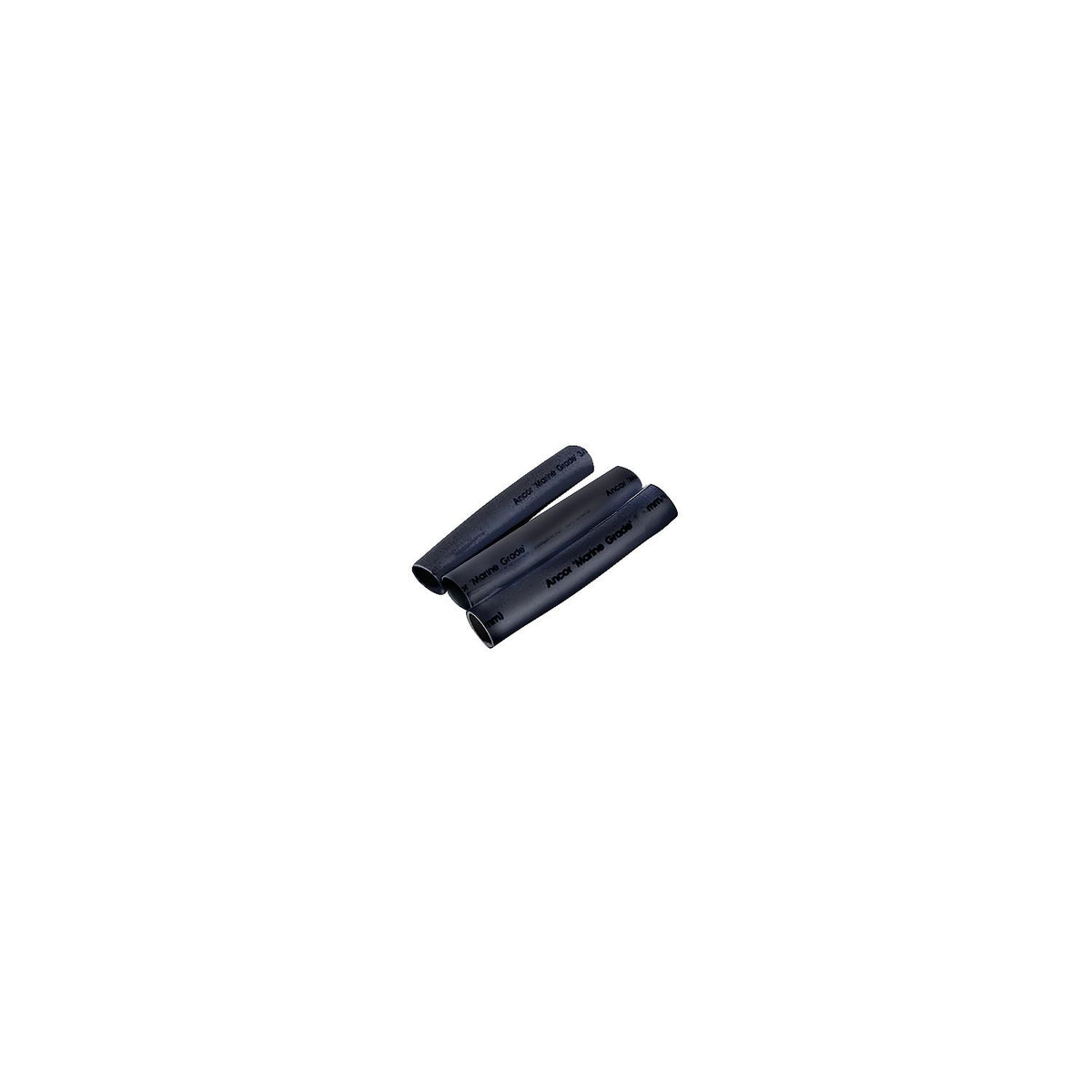 Ancor Adhesive Lined Heat Shrink Tubing Assorted x 3", 8 Pack (Black)