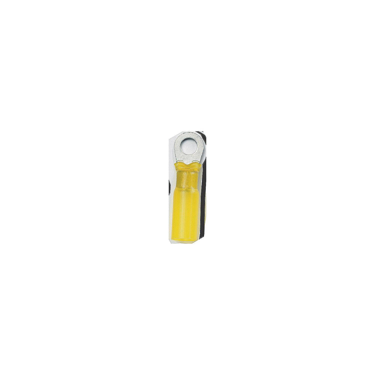 Ancor 312503 Marine Grade™ Heat Shrink Ring Terminals, 5/16" Fastener, 12-10 Wire, Yellow, 3/Pk