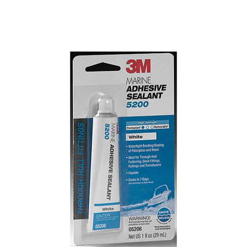 3M 5200 Sealant, White, 1 oz.