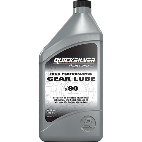 Quicksilver 92-8M0222065 High Performance Gear Lube SAE-90, 32 oz.
