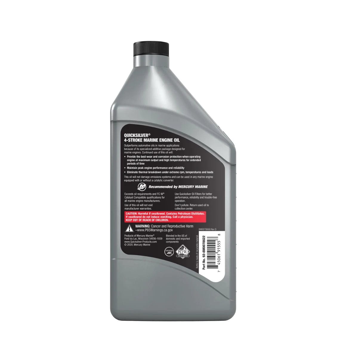 25W-40 Synthetic Marine Engine Oil - 1 Quart