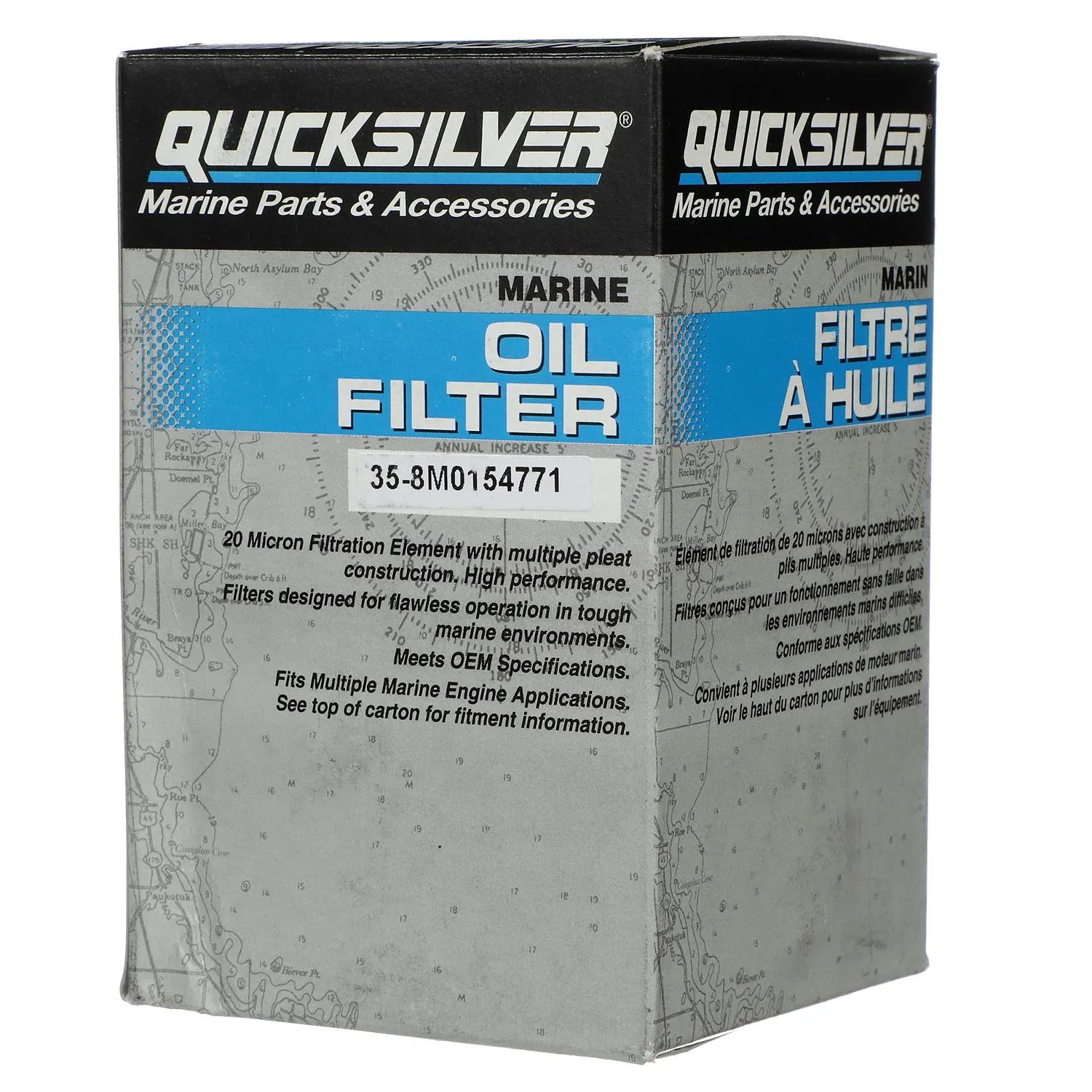 Quicksilver 8M0154771 oil filter.