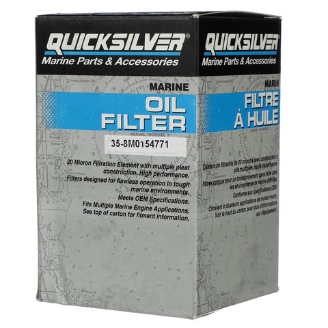 Quicksilver 8M0154771 oil filter.