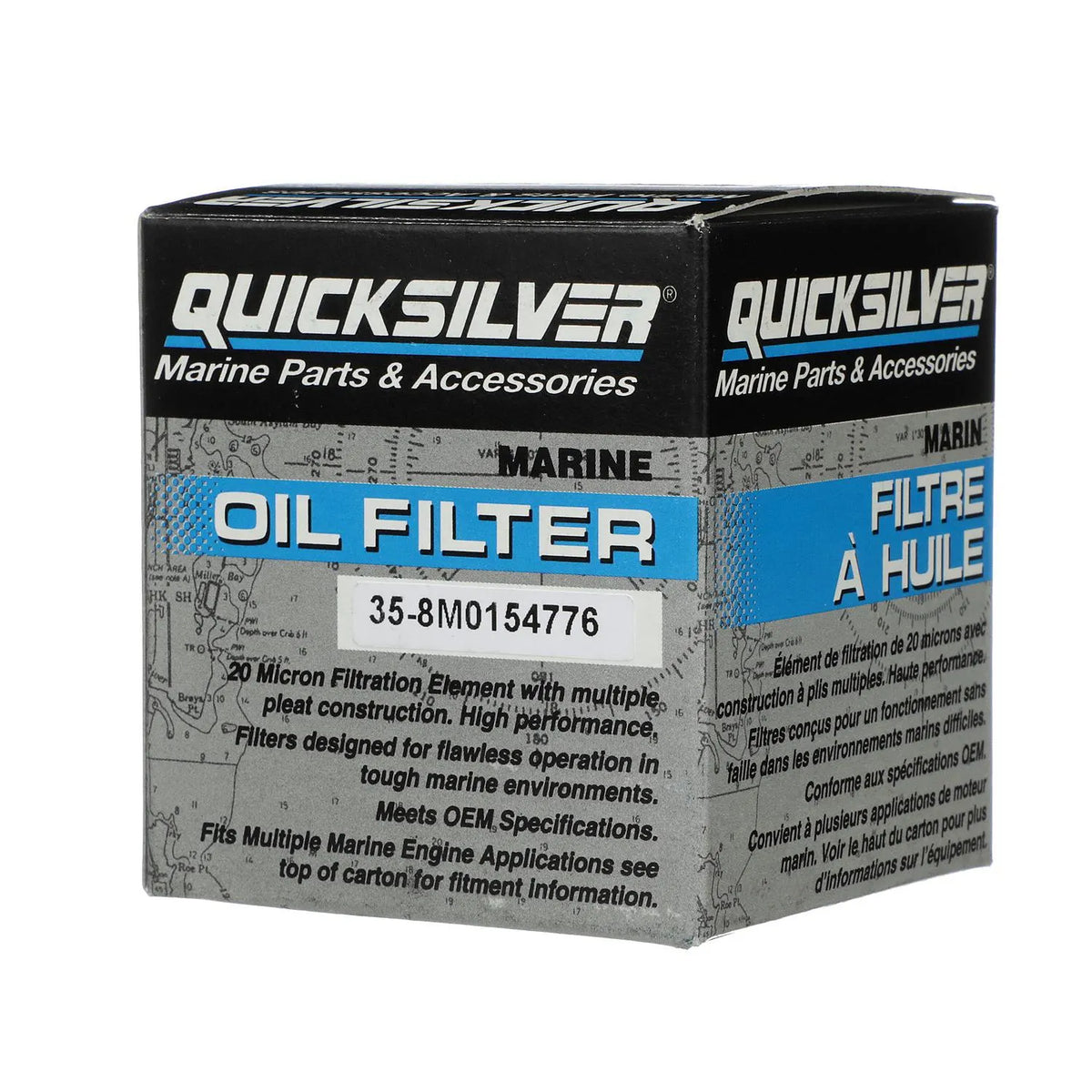 Quicksilver 35-8M0154776 oil filter.