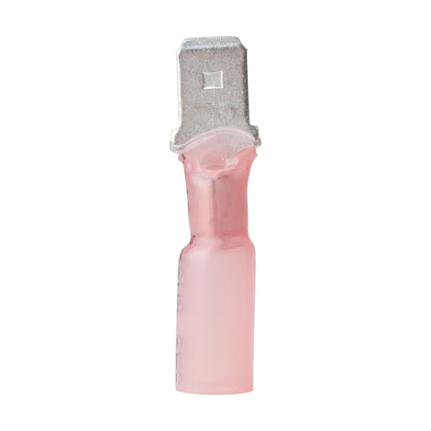 Ancor 22-18 Male Disconnect Heat Shrink Red 100 Pack