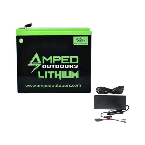 Amped Outdoors 52Ah (14.8V) Lithium Portable Shuttle Battery with Charger
