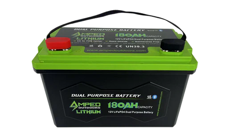 Amped Outdoors 180ah Lithium Boat Battery