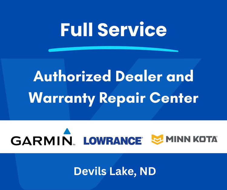 Authorized repair center Lowrance, Minn Kota, Garmin, Devils Lake, ND 